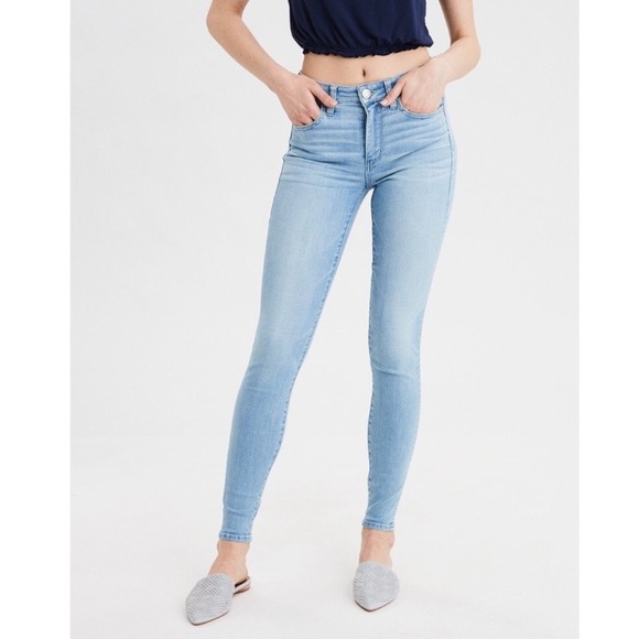 American Eagle Outfitters | Jeans | Aeo Next Level Stretch Hirise Jegging 8  Flaws | Poshmark